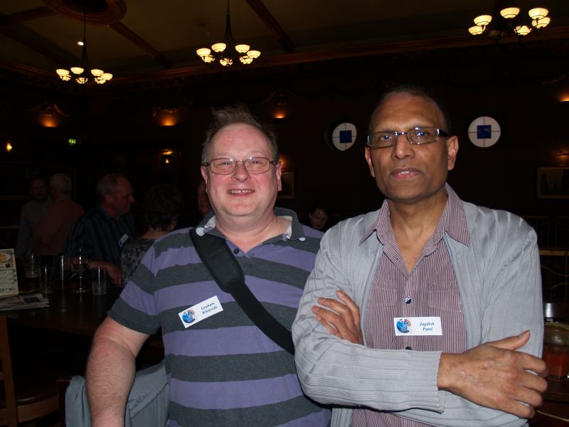 Graham Whiteside and Jag Patel